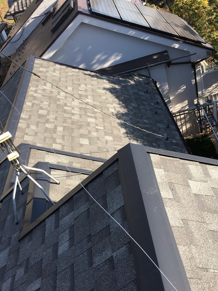 【施工実績：7】屋根葺き替えのリフォーム工事：東京都羽村市